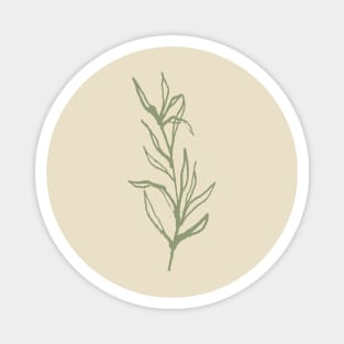 Minimal Sprig Branch Herb Magnet